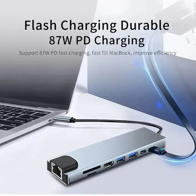 Uniwersalny Hub USB C dla Laptopa